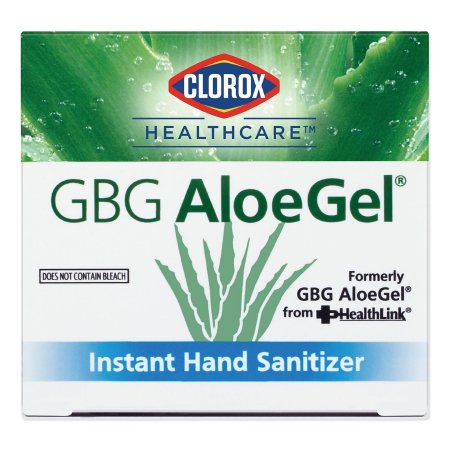 Sanitizer Hand with Aloe Clorox® Healthcare GBG Aloe Gel® 800 mL Ethyl Alcohol Gel Bag-in-Box (1/EA 12/CS) by Clorox Sales Company  ID 32376